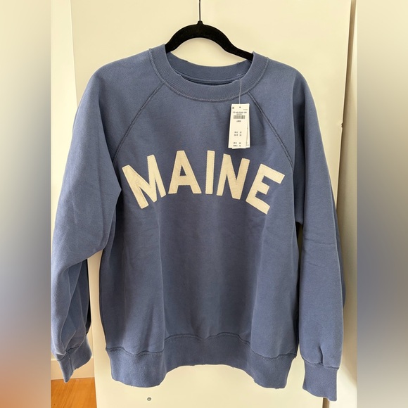 Abercrombie & Fitch Women's Graphic Raglan Classic Sunday Crew - Picture 7 of 10